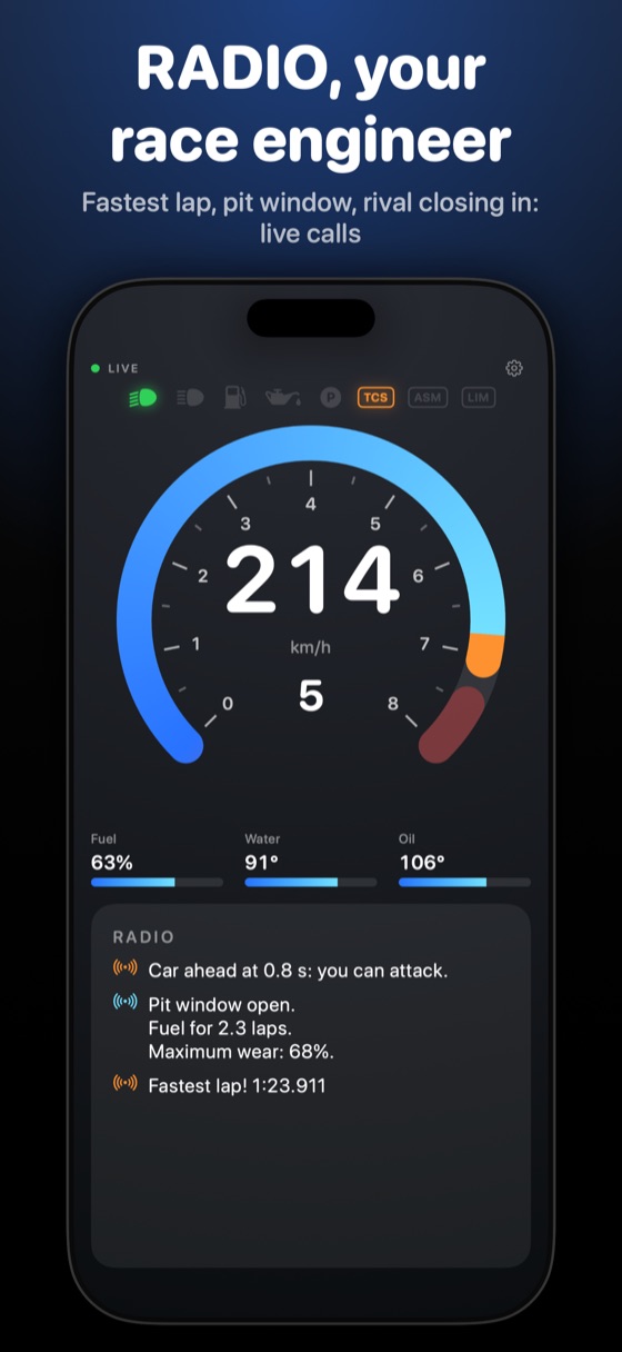 RADIO, your race engineer