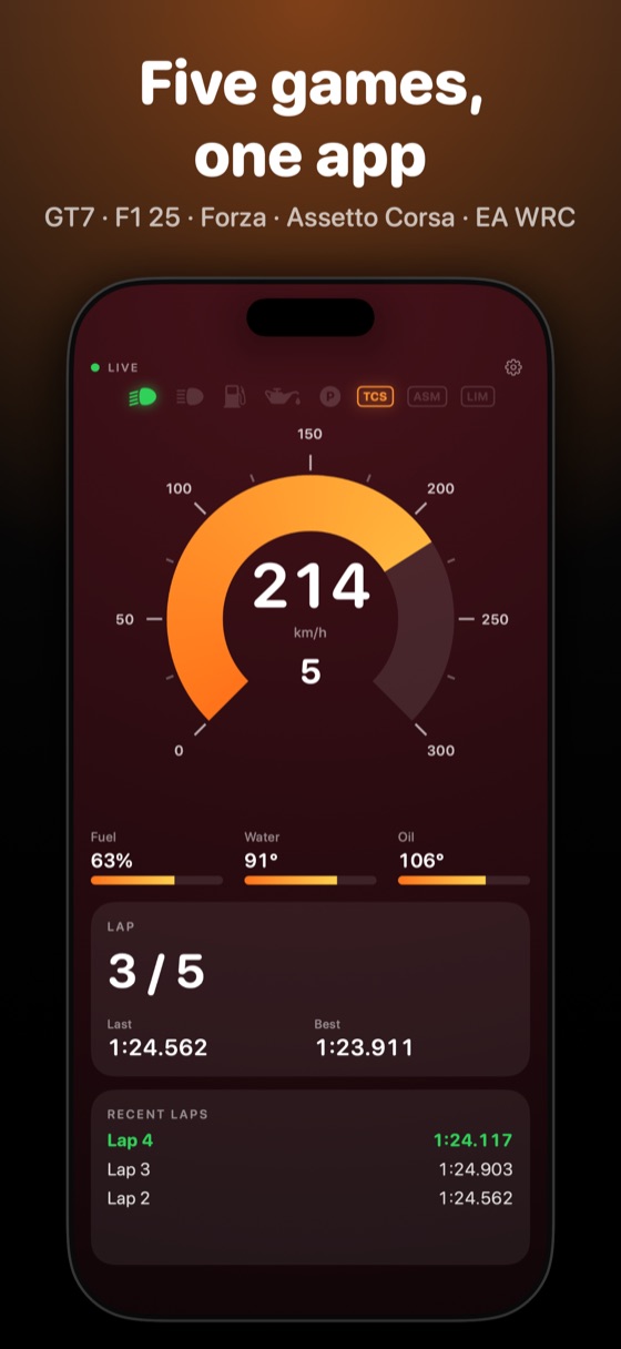 Five games, one app
