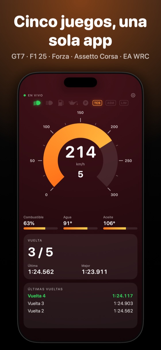 Cinco juegos, una sola app